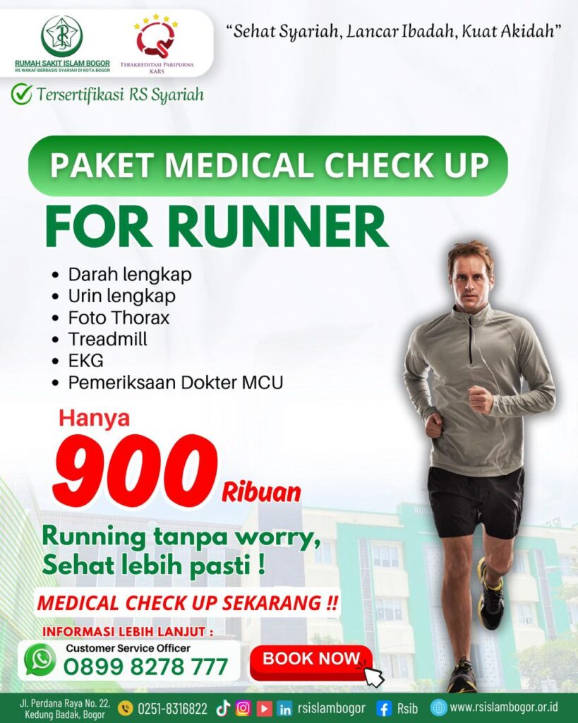 Paket Medical Check Up for Runner