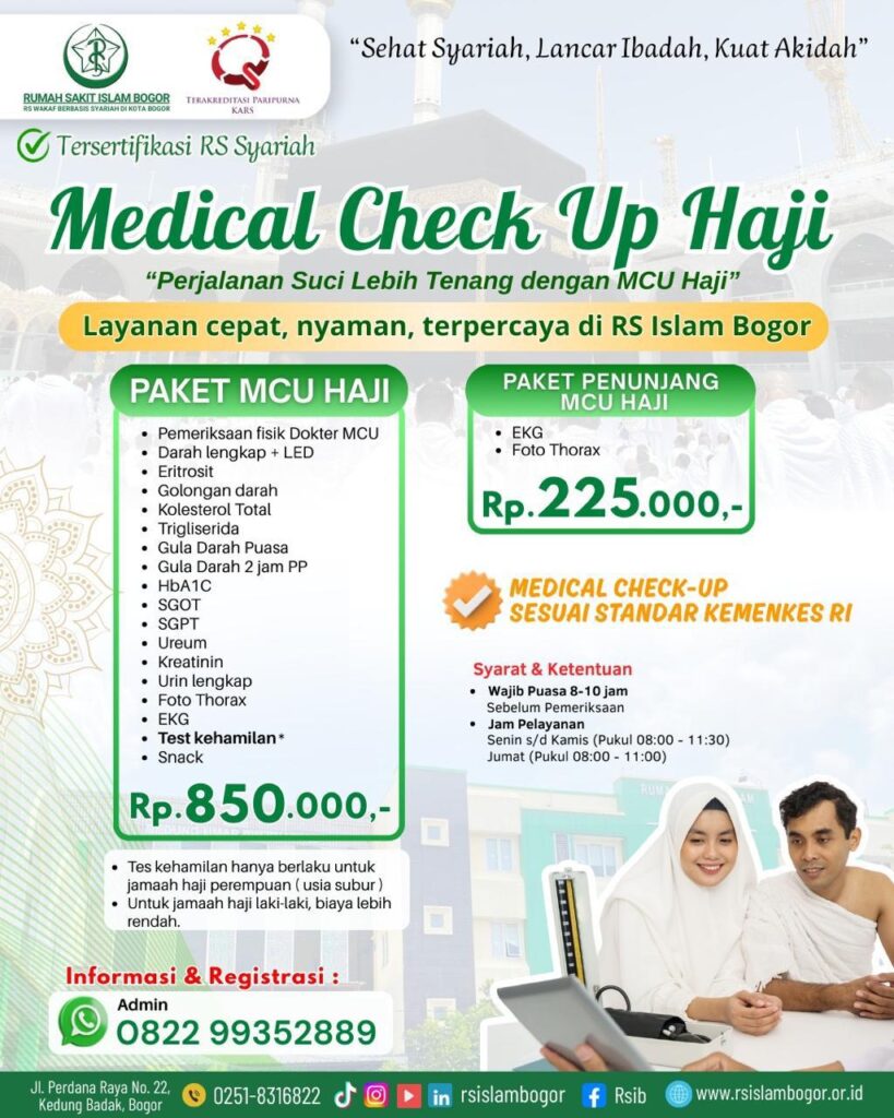 Paket Medical Check Up Haji